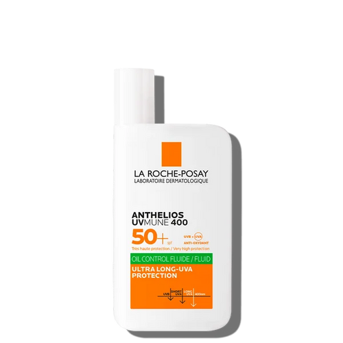 Anthelios UVMune 400 SPF 50+ Oil Control Protección Solar Facial de Alta Protección