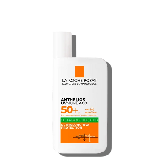 Anthelios UVMune 400 SPF 50+ Oil Control Protección Solar Facial de Alta Protección